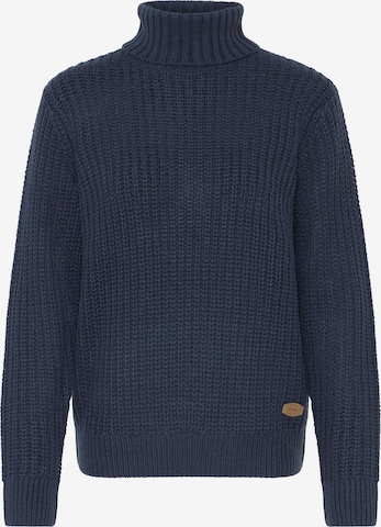 Oxmo Trui ' OXEDNA ROLLNECK ' in Blauw: voorkant