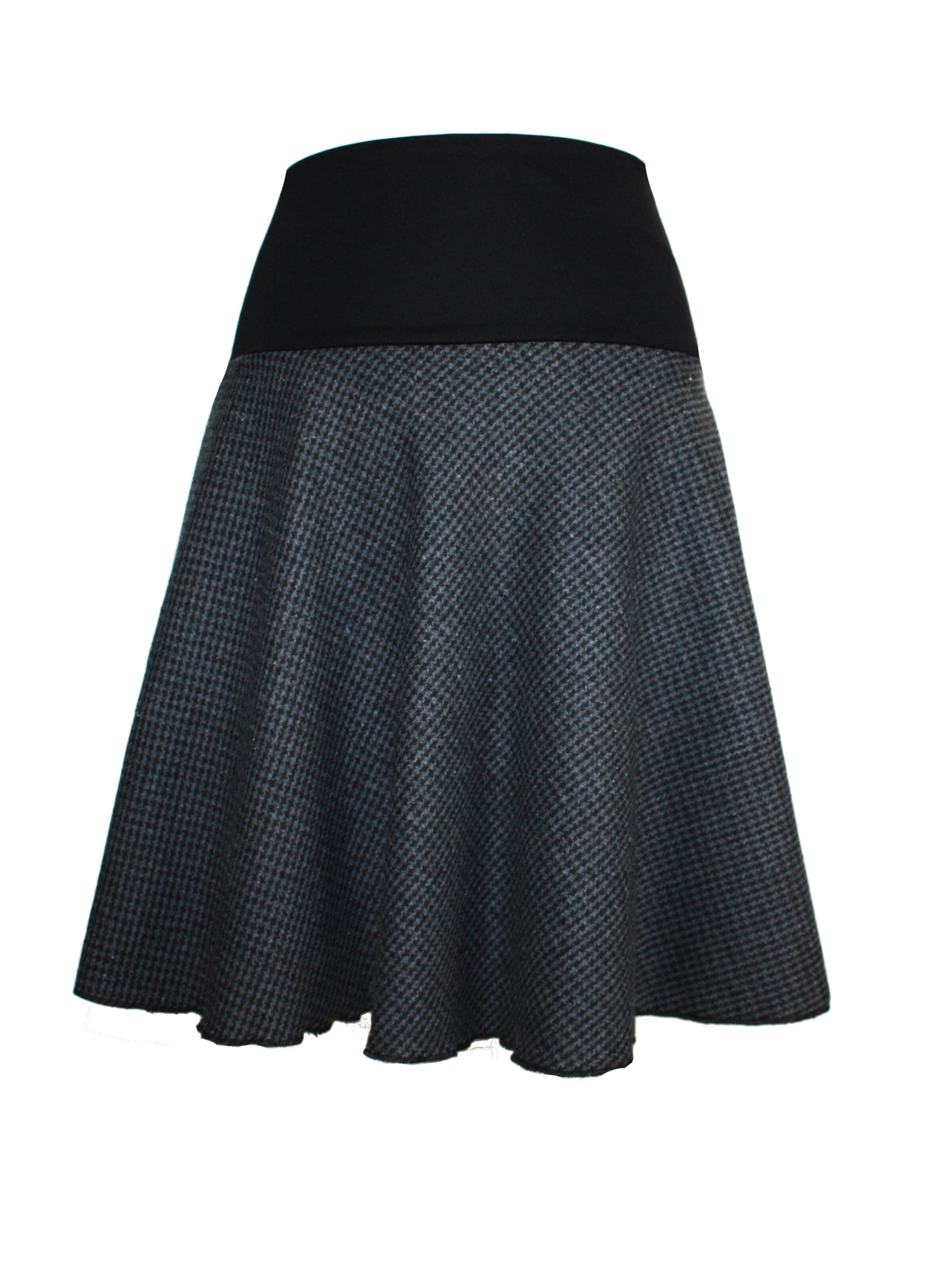 dunkle design Rock 'Wolltuch'‌‌‌ in Grau: Vorderseite