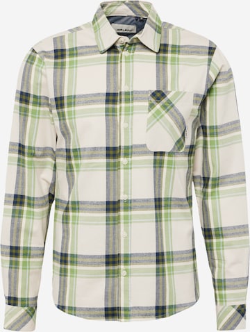 BLEND Regular fit Overhemd in Beige: voorkant