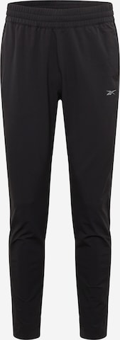 Reebok - regular Pantalón deportivo en negro: frente