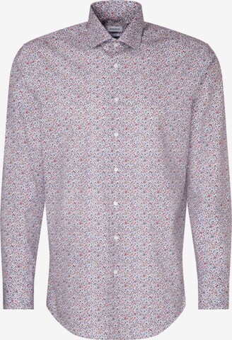 Coupe regular Chemise SEIDENSTICKER en gris : devant