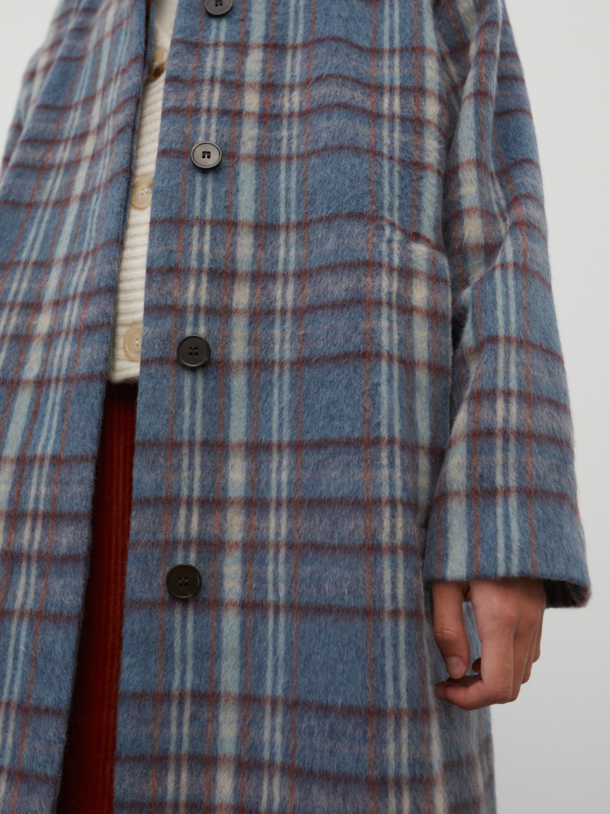EDITED Producten Tussenmantel 'Anouk' Blauw