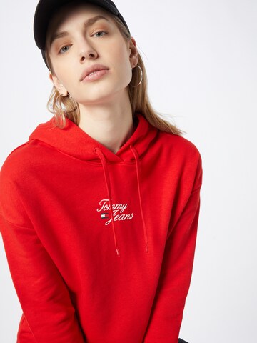 Tommy Jeans - Sweatshirt em vermelho