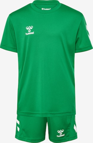 Hummel Tracksuit in Green: front