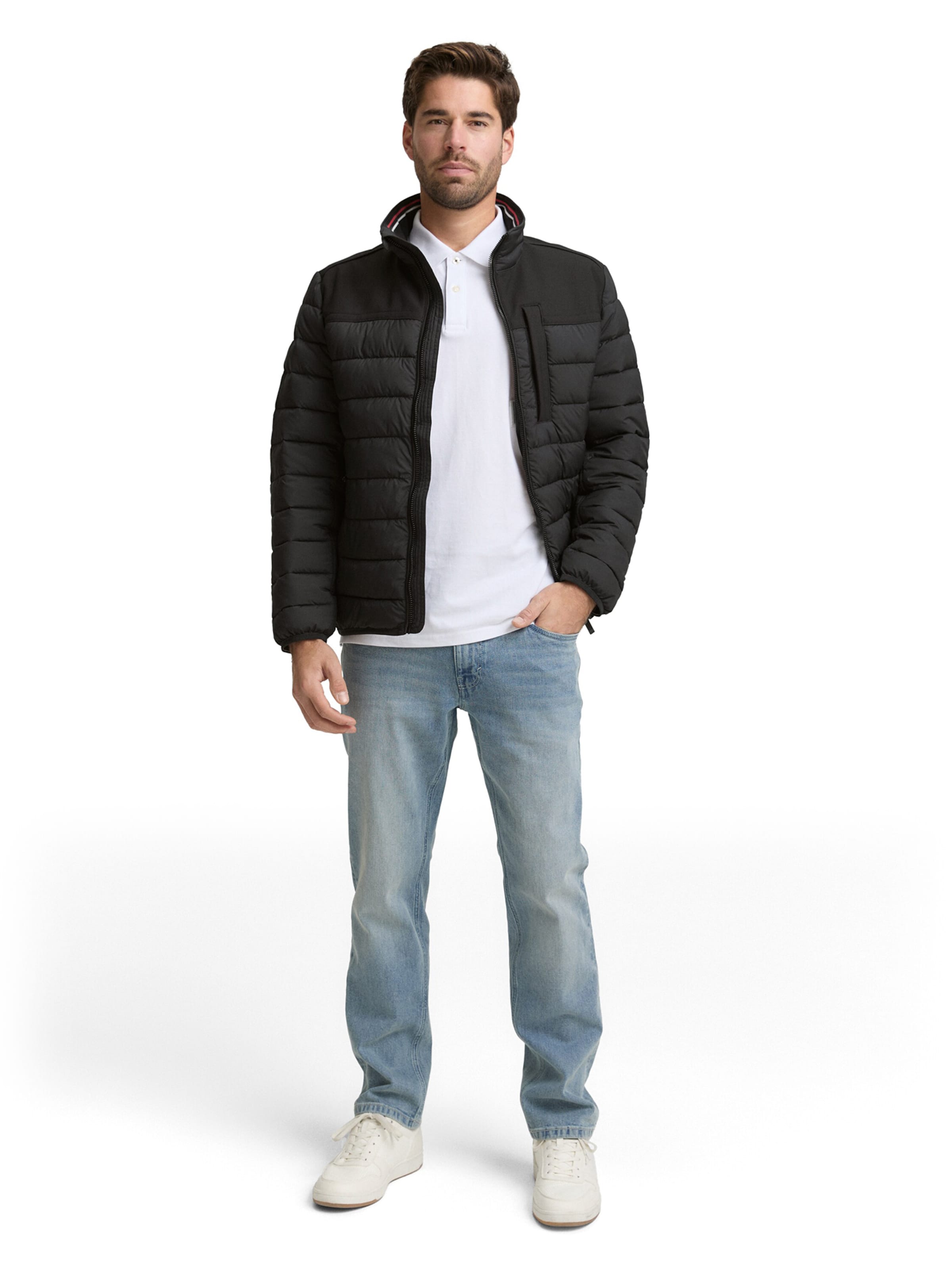 Geacă de primăvară-toamnă de la TOM TAILOR pe negru