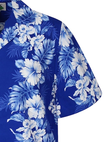 KY's Regular fit Button Up Shirt 'Batik' in Blue