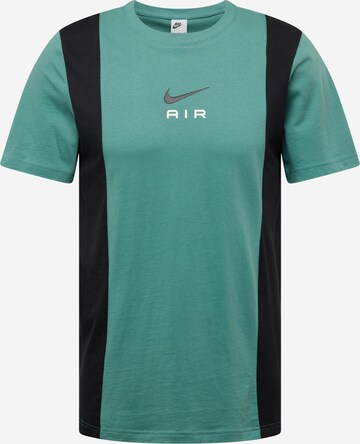 Nike Sportswear T-shirt 'AIR' i grön: framsida