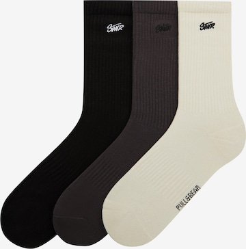 Pull&Bear Socks in Grey: front