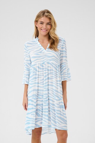 Robe 'Edita' Kaffe en bleu : devant