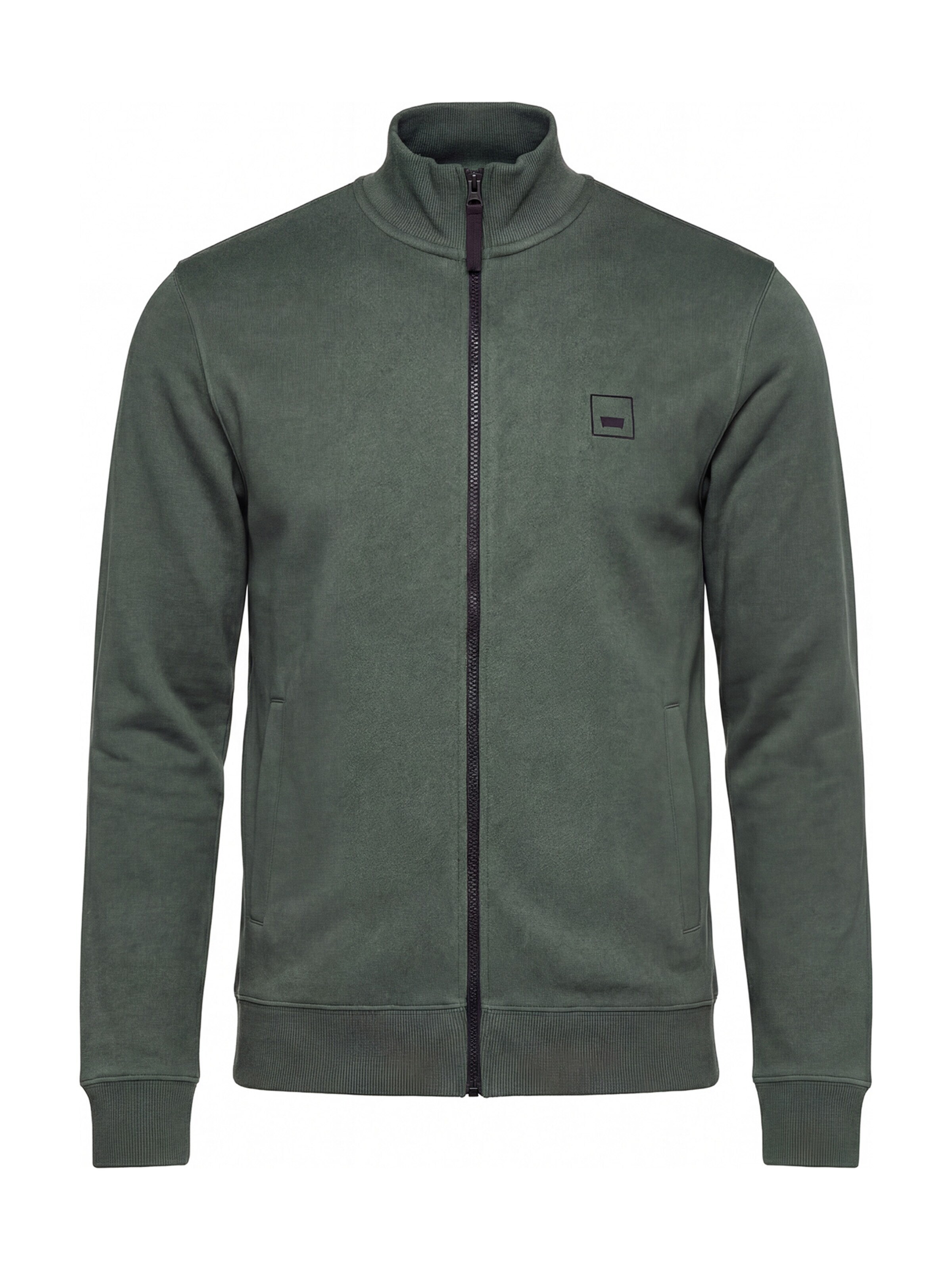 Carrera Jeans Sweatshirt 'Full Zip'‌‌ in Grün: Vorderseite