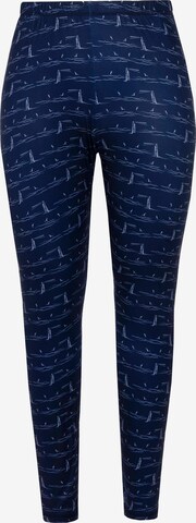 Ulla Popken Skinny Leggings in Blauw: voorkant