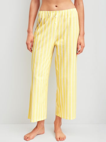 CALIDA Pyjamahose 'Favourites Ocean'‌‌‌‌‌‌‌‌‌‌ in Gelb