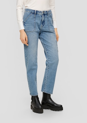 s.Oliver Regular Jeans in Blauw: voorkant