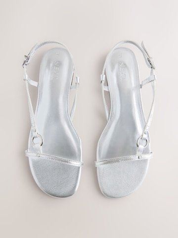 Next Sandalen met riem 'Forever Comfort' in Zilver