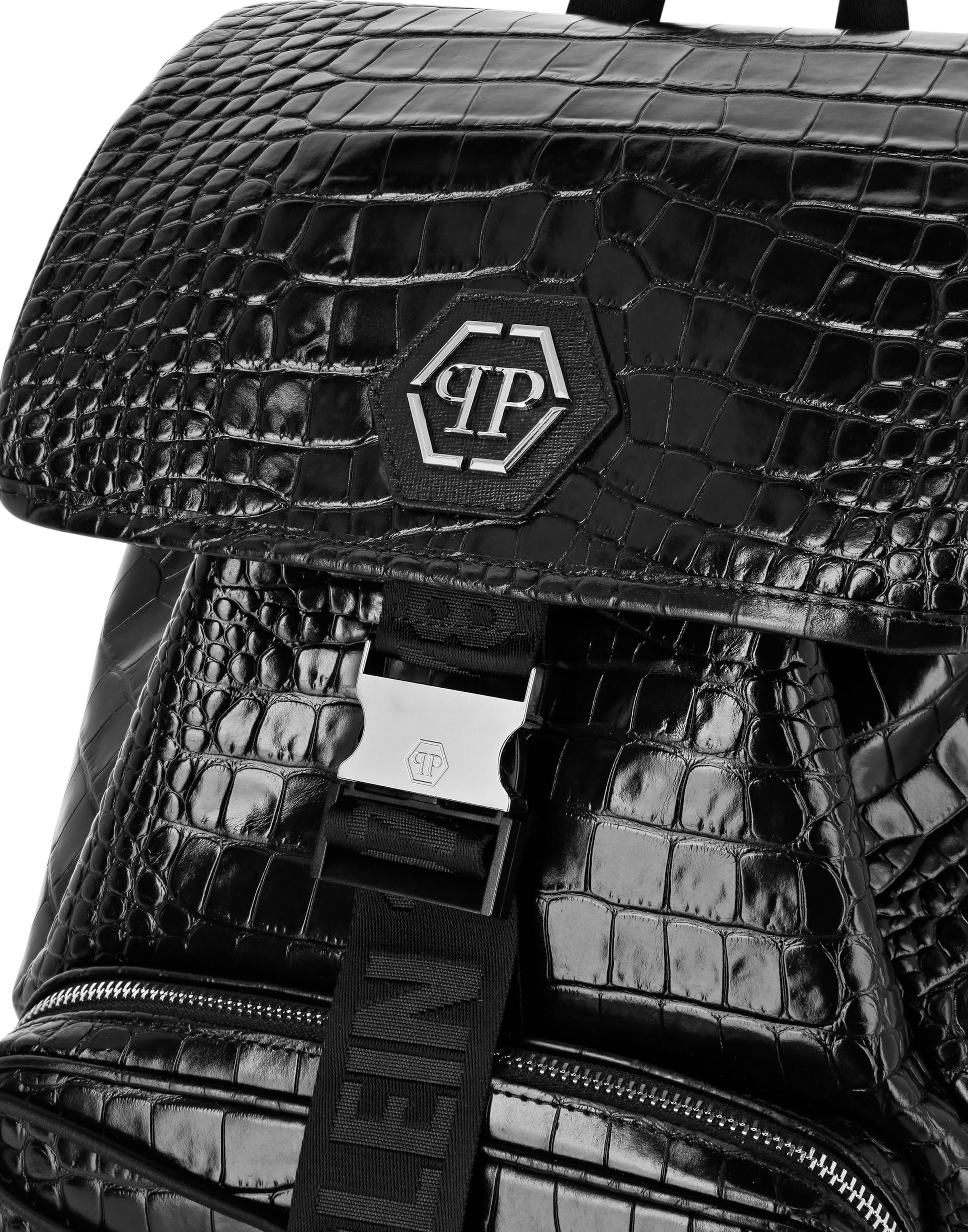 Philipp Plein Backpack 'Monogram' in Black