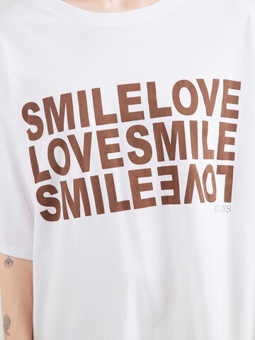 10Days Μπλουζάκι 'Smile Love Tee' σε λευκό