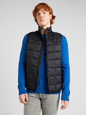 JACK & JONES Vest 'MOON' i svart: forside