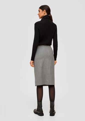 s.Oliver BLACK LABEL - Falda en gris