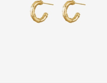 Cala Rose - Pendientes 'ORIENT' en oro: frente