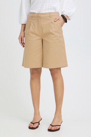 b.young Regular Shorts 'BYDays' in Beige: Vorderseite
