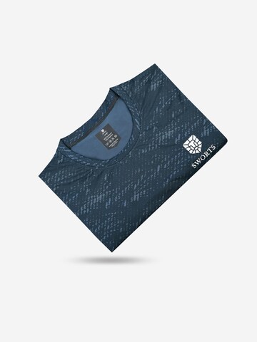 SWORTS Performance Shirt 'Compulse' in Blue