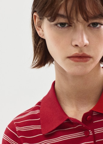 Pull-over 'POLVITO' MANGO en rouge