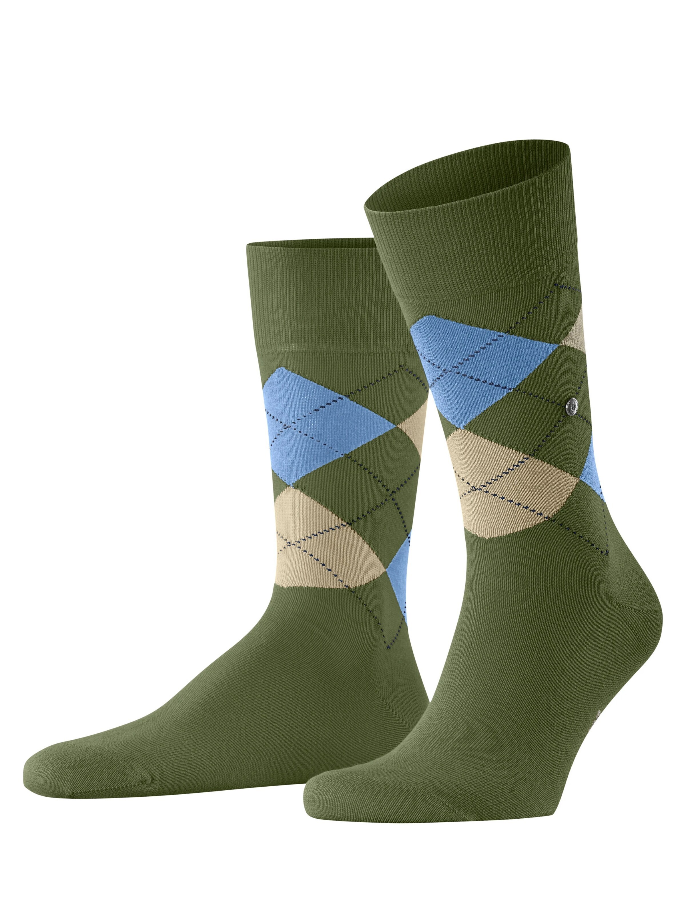 BURLINGTON Socks 'King' in Green: front
