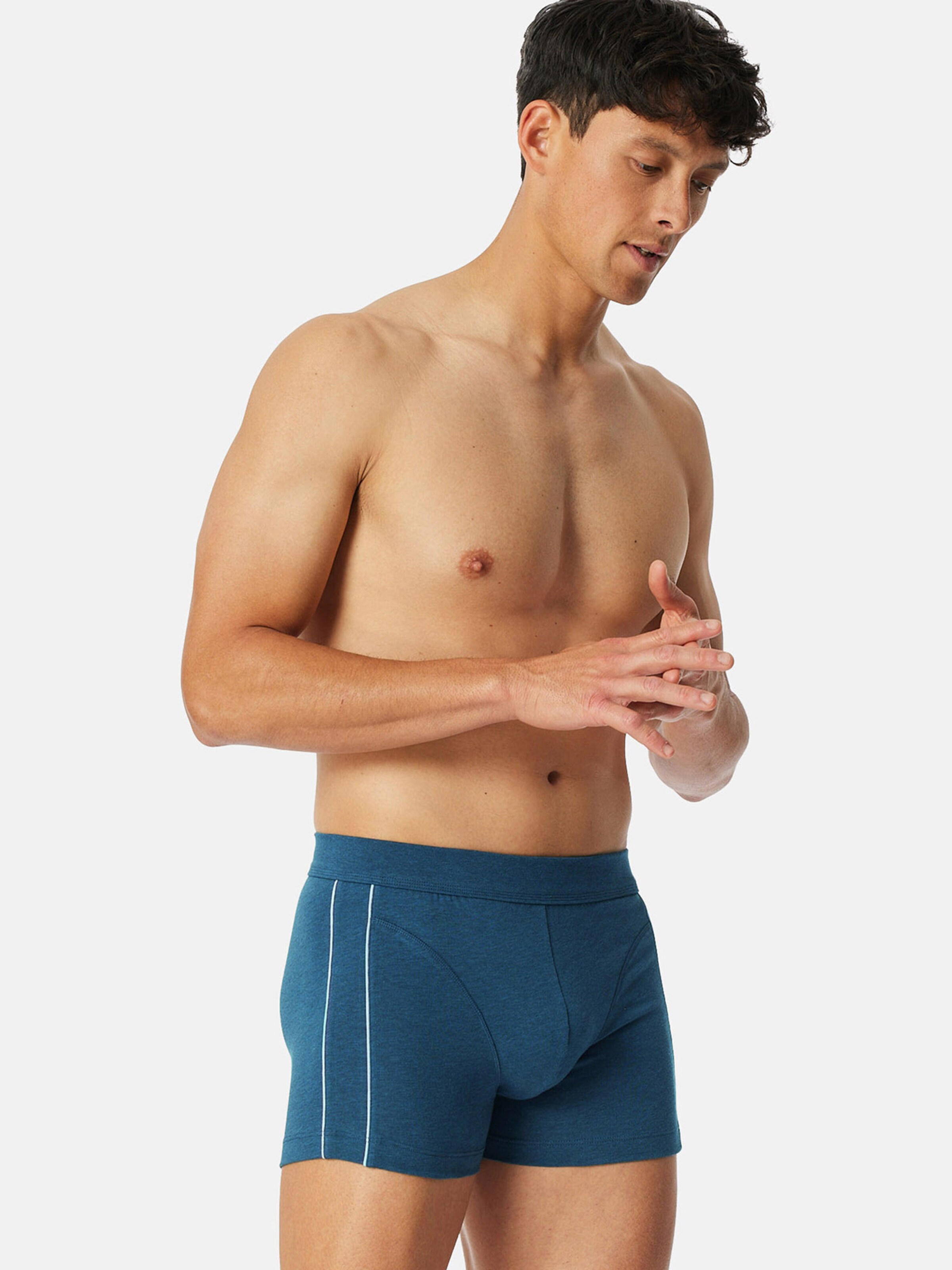 SCHIESSER - Calzoncillo boxer ' Comfort Fit ' en azul