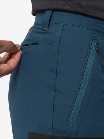 JACK WOLFSKIN Normalny krój Spodnie outdoor 'ACTIVE TRACK' w kolorze niebieski