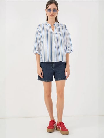 Bigdart Bluse in Blau