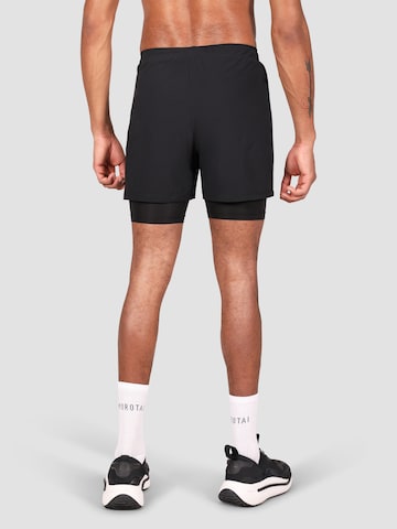 MOROTAI Slimfit Sporthose 'KANSEI' in Schwarz