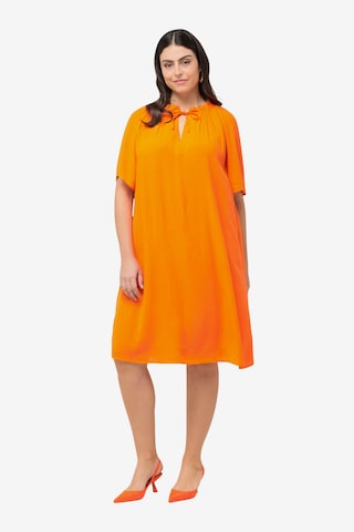 Robe Ulla Popken en orange : devant