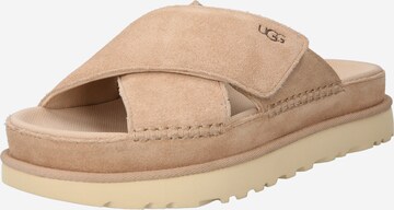 UGG Muiltjes 'Goldenstar' in Bruin: voorkant