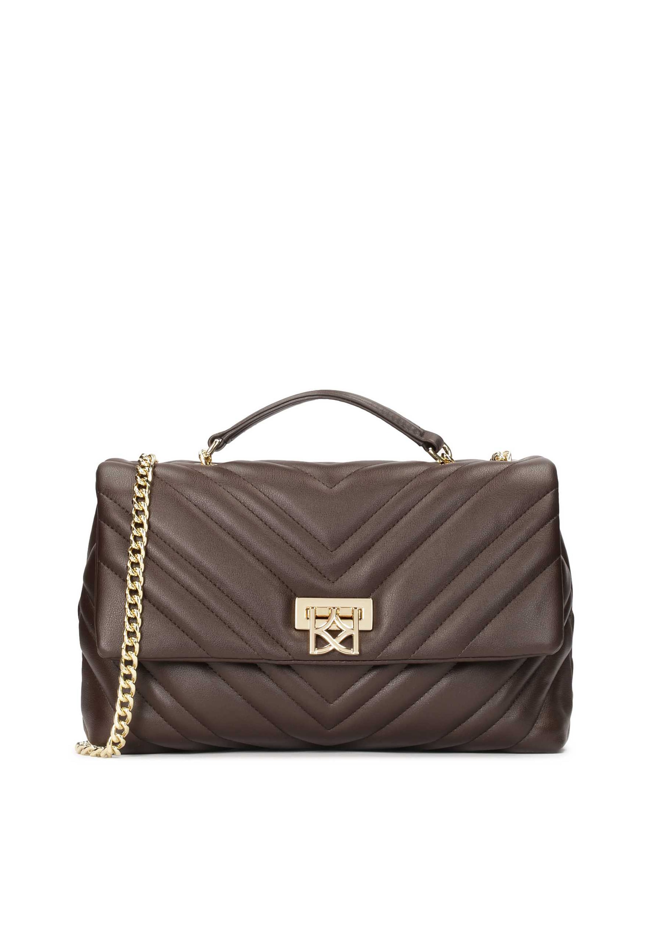 Kazar Handtas in Bruin: voorkant