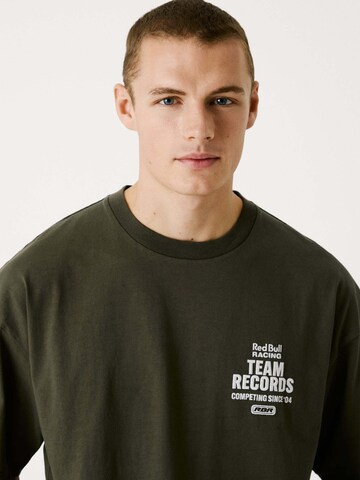 T-Shirt 'Team Records' Red Bull Racing x Pepe Jeans en vert