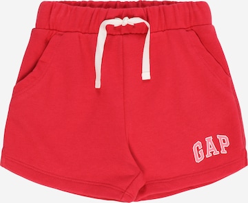 Regular Pantalon GAP en rouge : devant