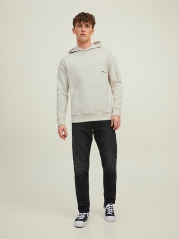 JACK & JONES Sweatshirt 'Clean' i beige