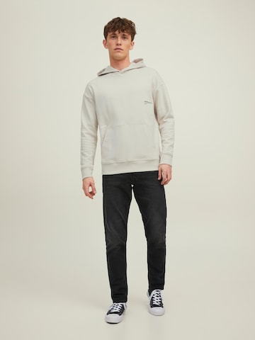 JACK & JONES Sweatshirt 'Clean' in Beige