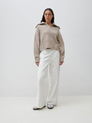 ABOUT YOU x Marie von Behrens Sweater 'Valentina' in Beige