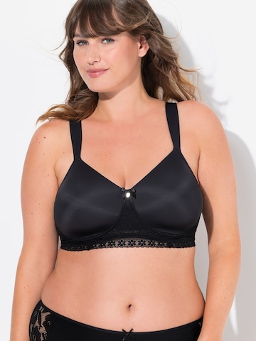 Ulla Popken Minimizer BH in Zwart: voorkant