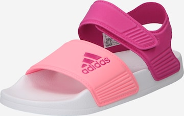 ADIDAS SPORTSWEAR Beach & Pool Shoes 'Adilette' in Pink: front