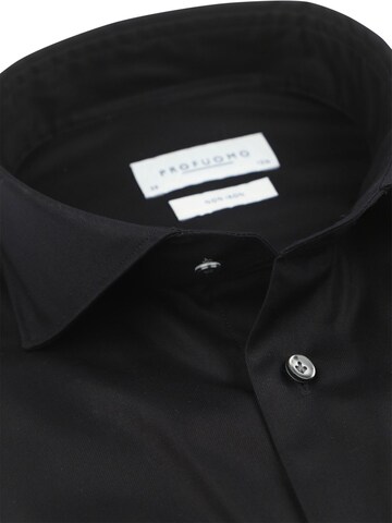 Profuomo Slim Fit Hemd‌‌‌‌ in Schwarz
