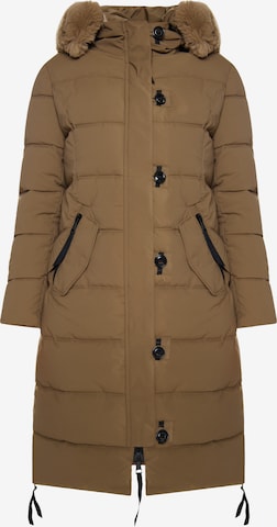 ICEBOUND Wintermantel in Grün: Vorderseite