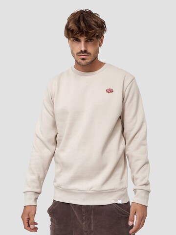 Mikon Sweatshirt 'Donut' in Beige: predná strana