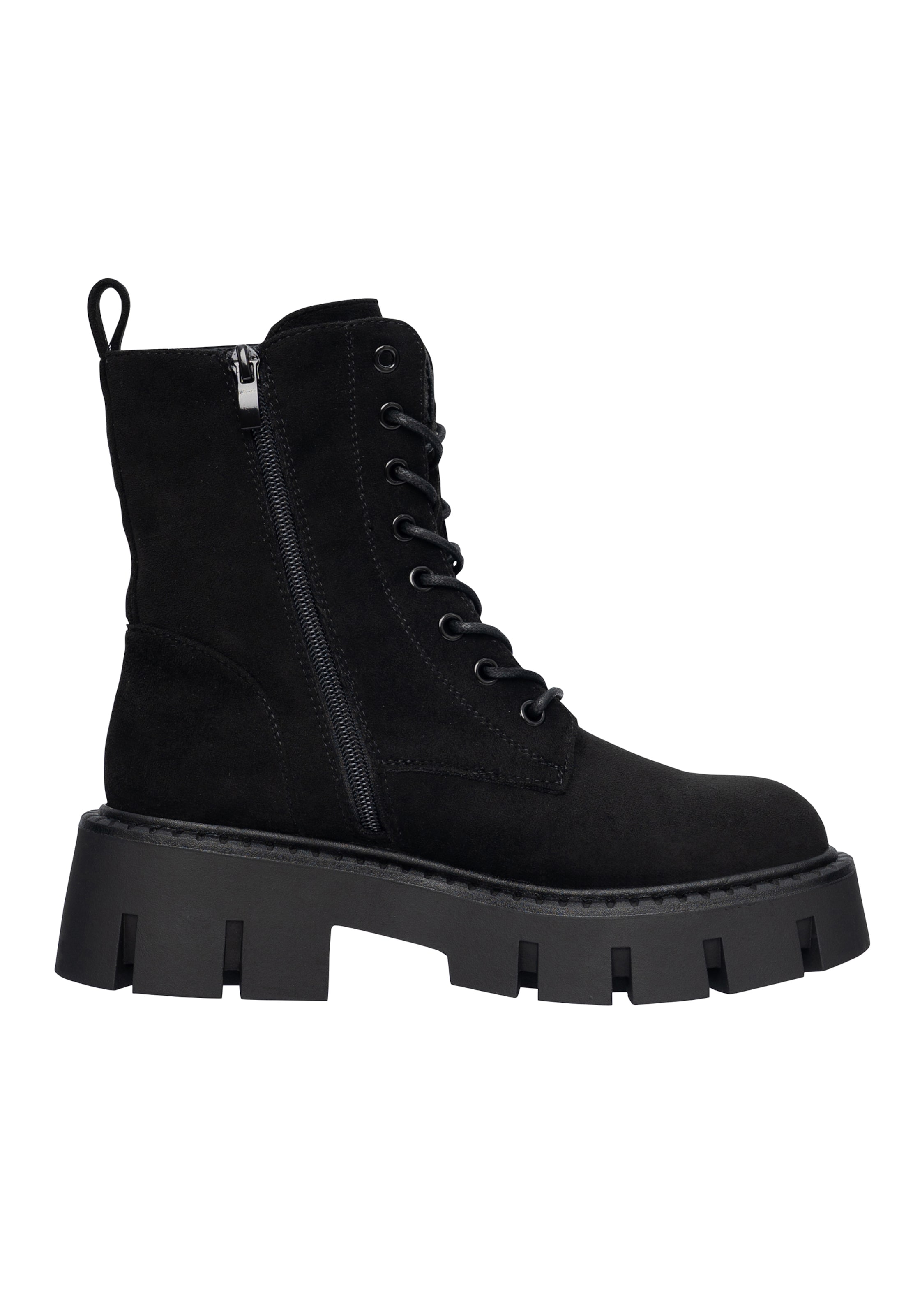 Salinyang Lace-up bootie in Black