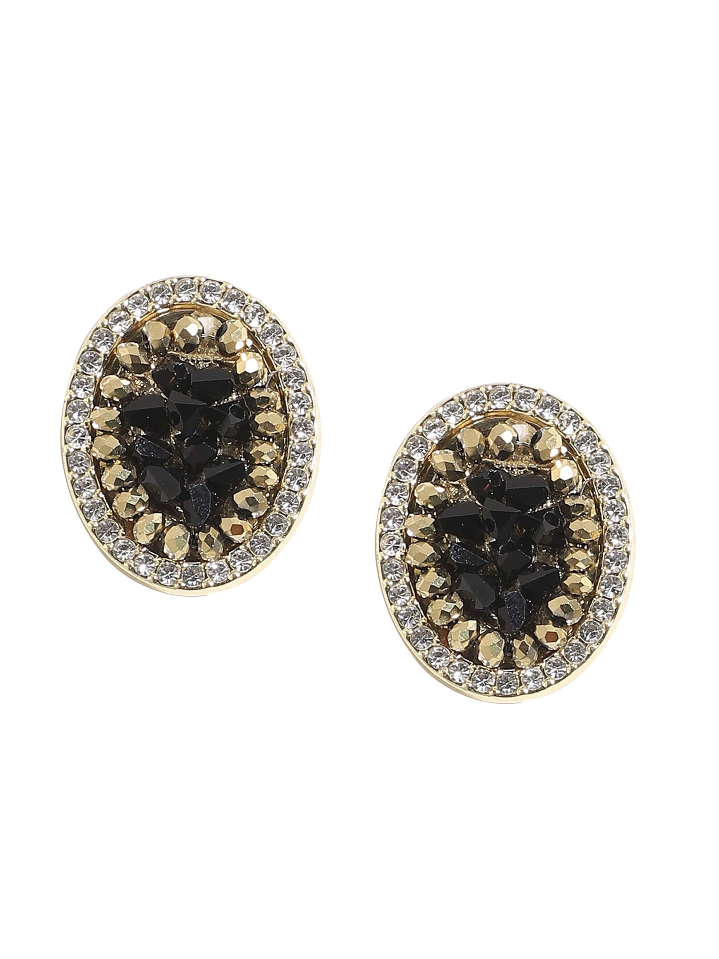 Boucles d'oreilles ' Jaki ' SOHI en mélange de couleurs : devant