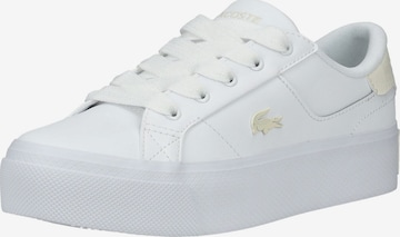 LACOSTE Sneakers laag in Wit: voorkant