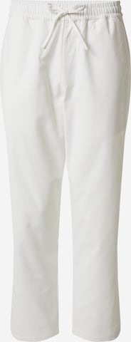 DAN FOX APPAREL - Regular Calças 'Laurin' em branco: frente