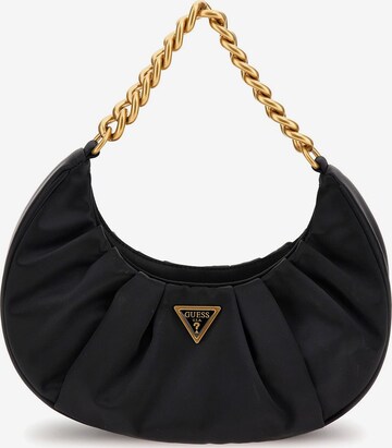 GUESS - Mala de ombro em preto: frente