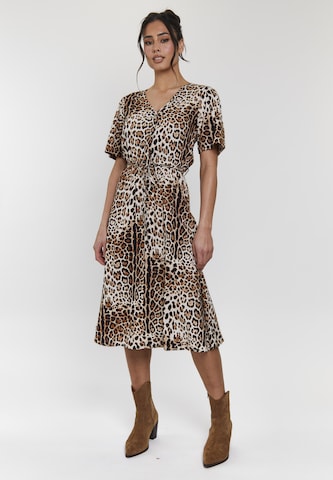Robe South Beach en marron : devant